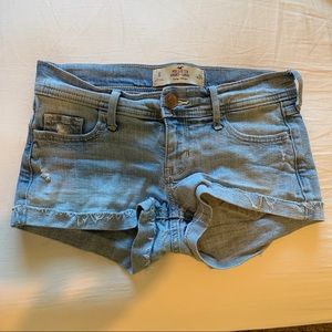 Light-wash Hollister shorts
